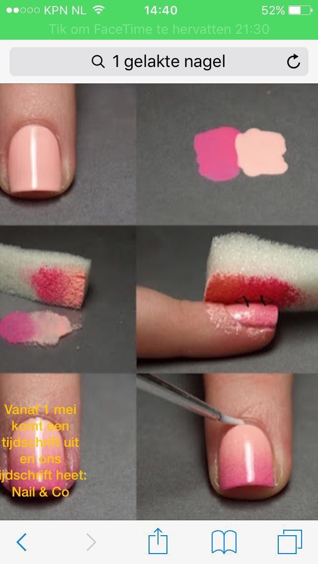 nagels lakken tips