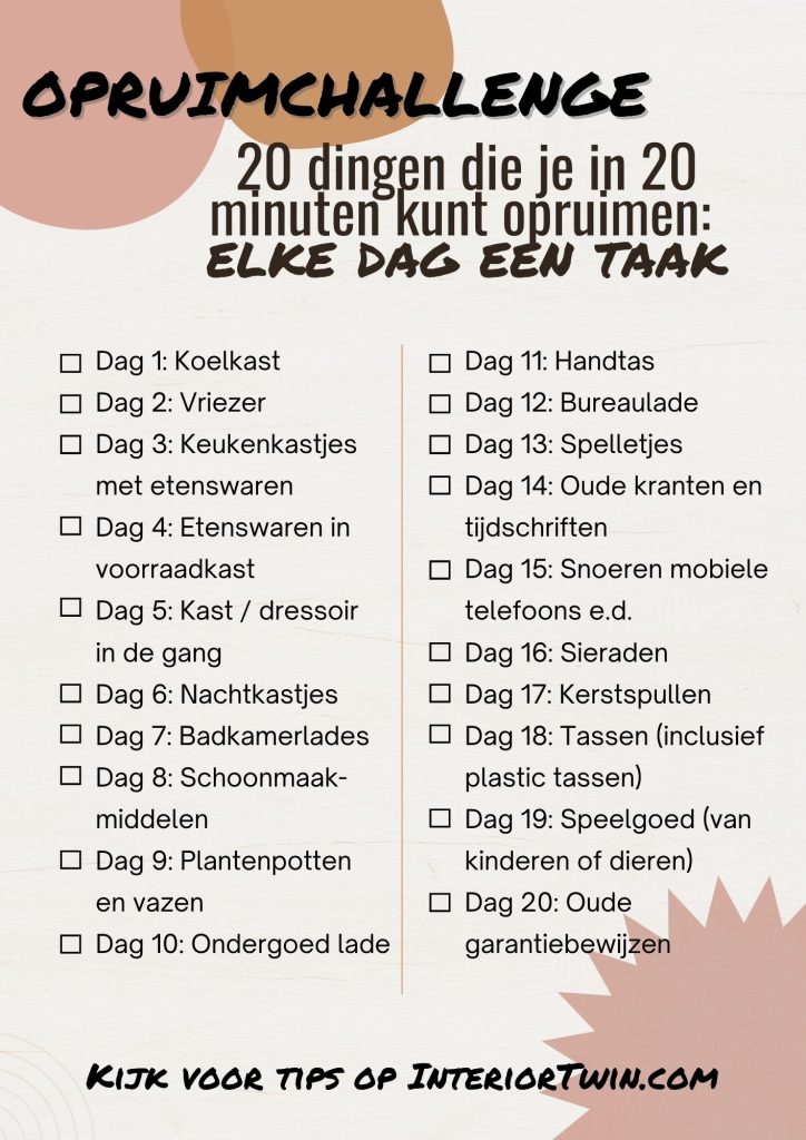 ontspullen tips