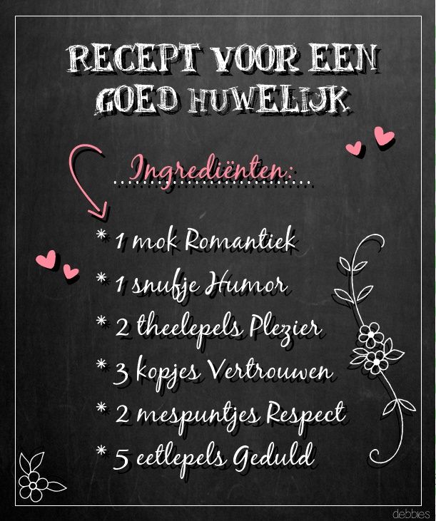 tips voor een goed huwelijk